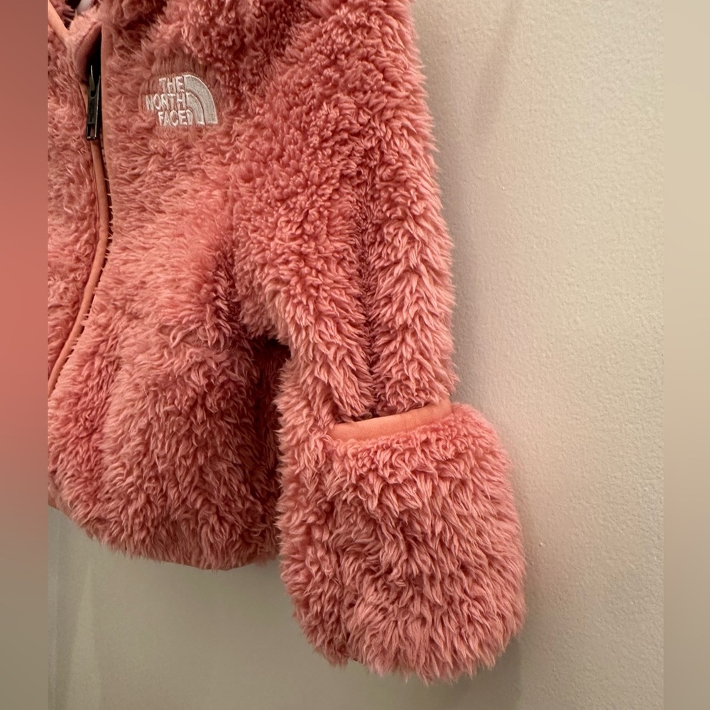 The North Face Baby Bear Full Zip Hooded Coat 0-3M - Picture 4 of 14